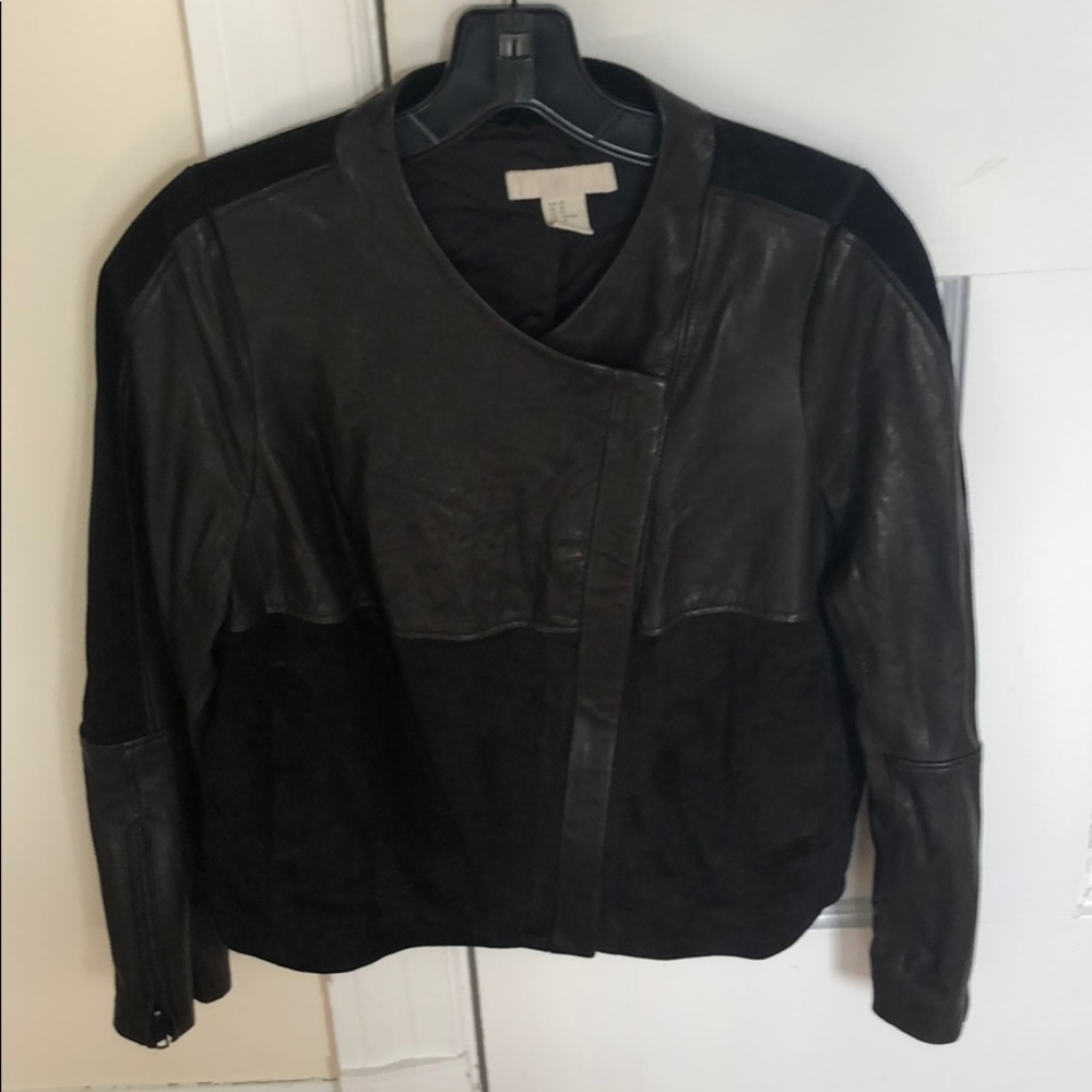 COPY - Genuine leather and suede jacket